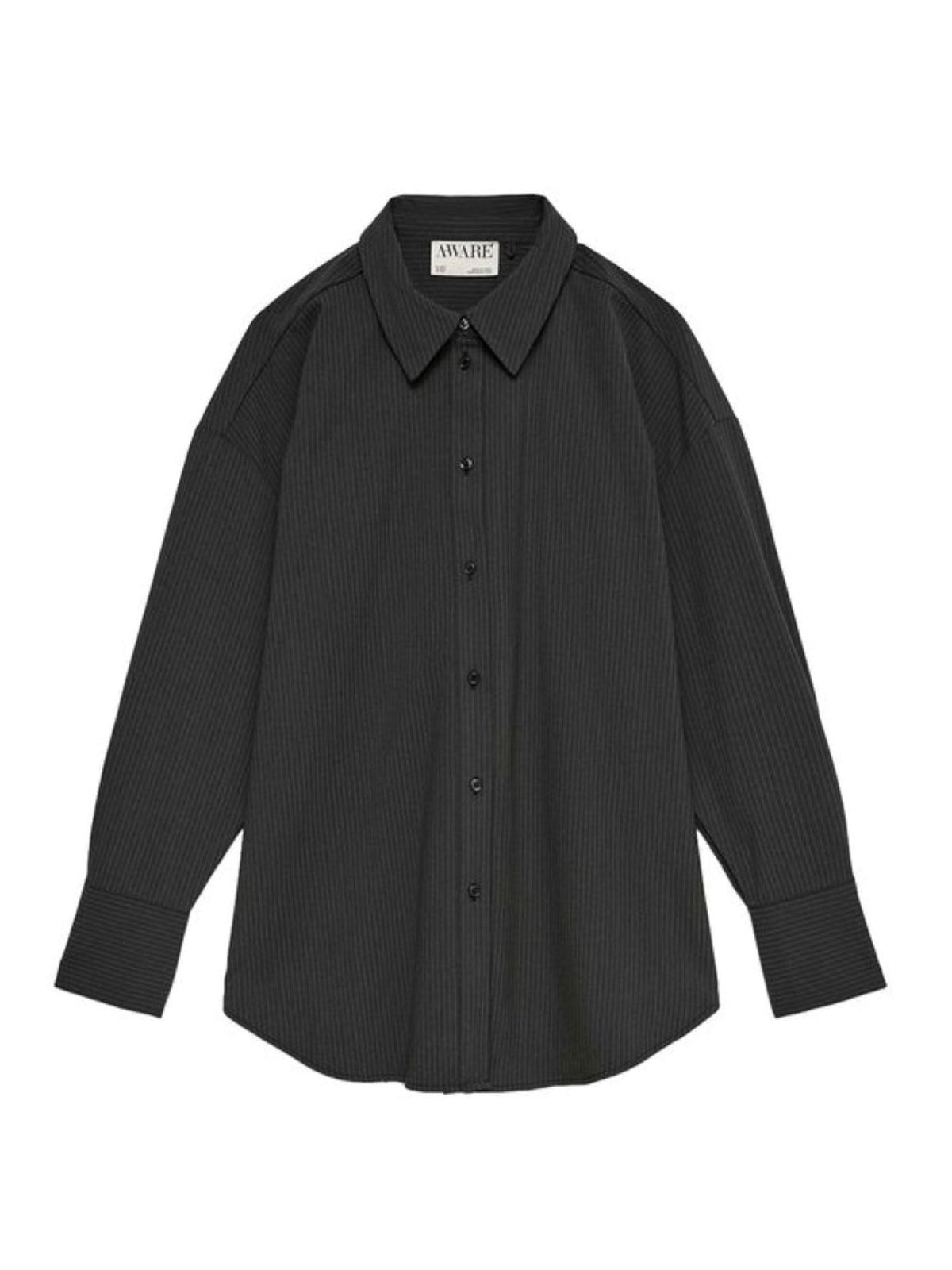 Vero Moda camicia gessata donna manica lunga grigio 10352053 MAGNET WHITE PINSTRIPE VERO MODA 