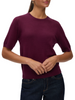 Vero Moda maglia manica corta donna in lana borgogna