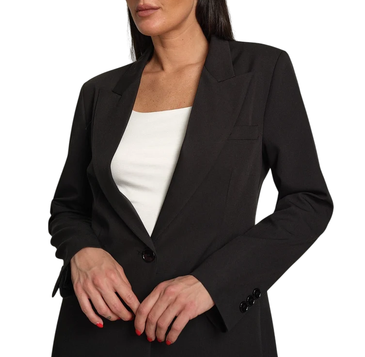Vicolo giacca blazer monopetto donna nero TAC0419 NER0 VICOLO 