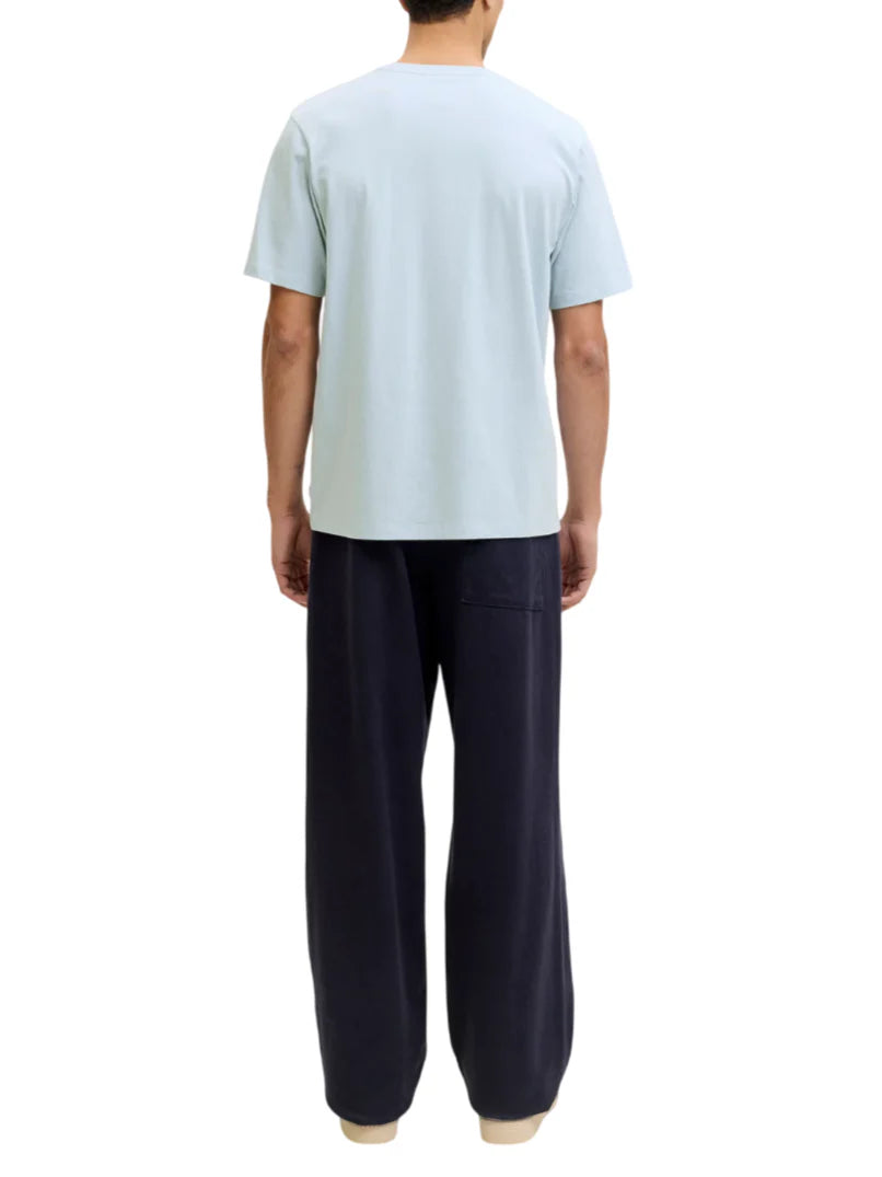 Jack&Jones T-shirt uomo manica corta celeste 12156101 CELESTIAL BLUE JACK&JONES 