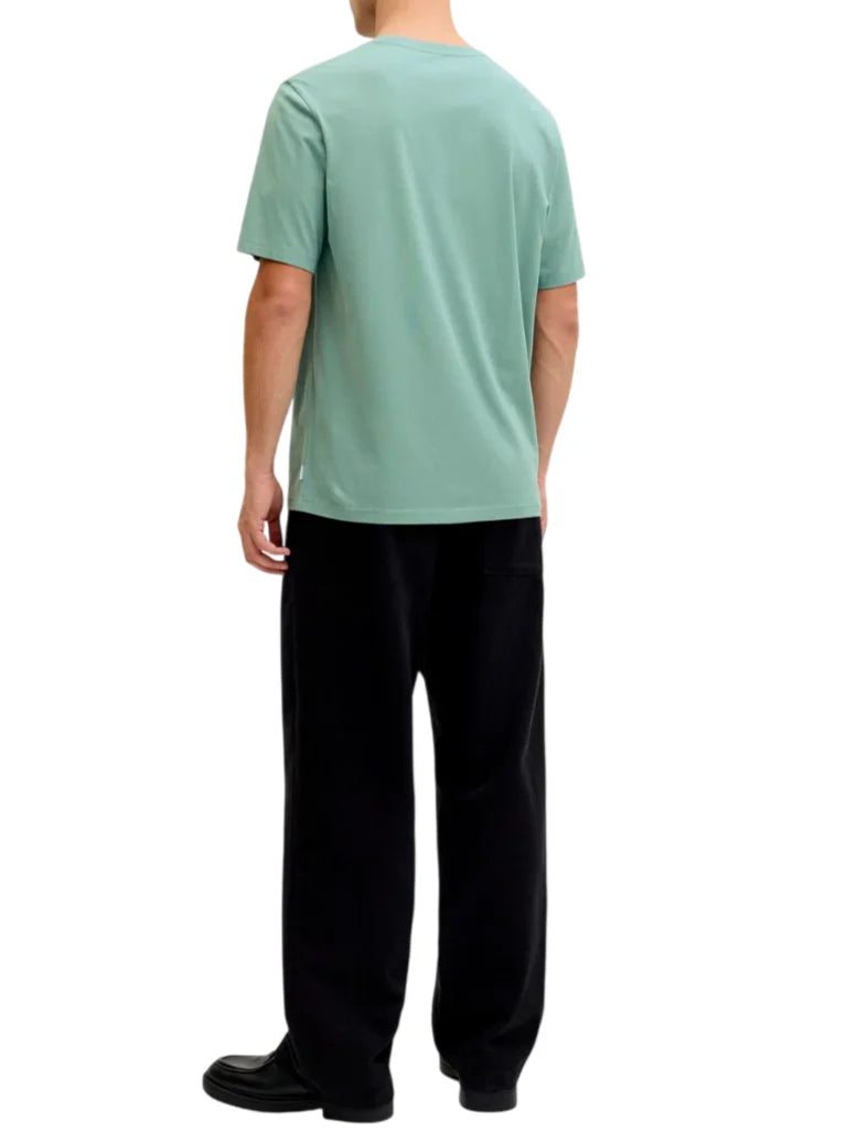 Jack&Jones T-shirt uomo manica corta verde acqua 12156101 MINERAL BLUE JACK&JONES 