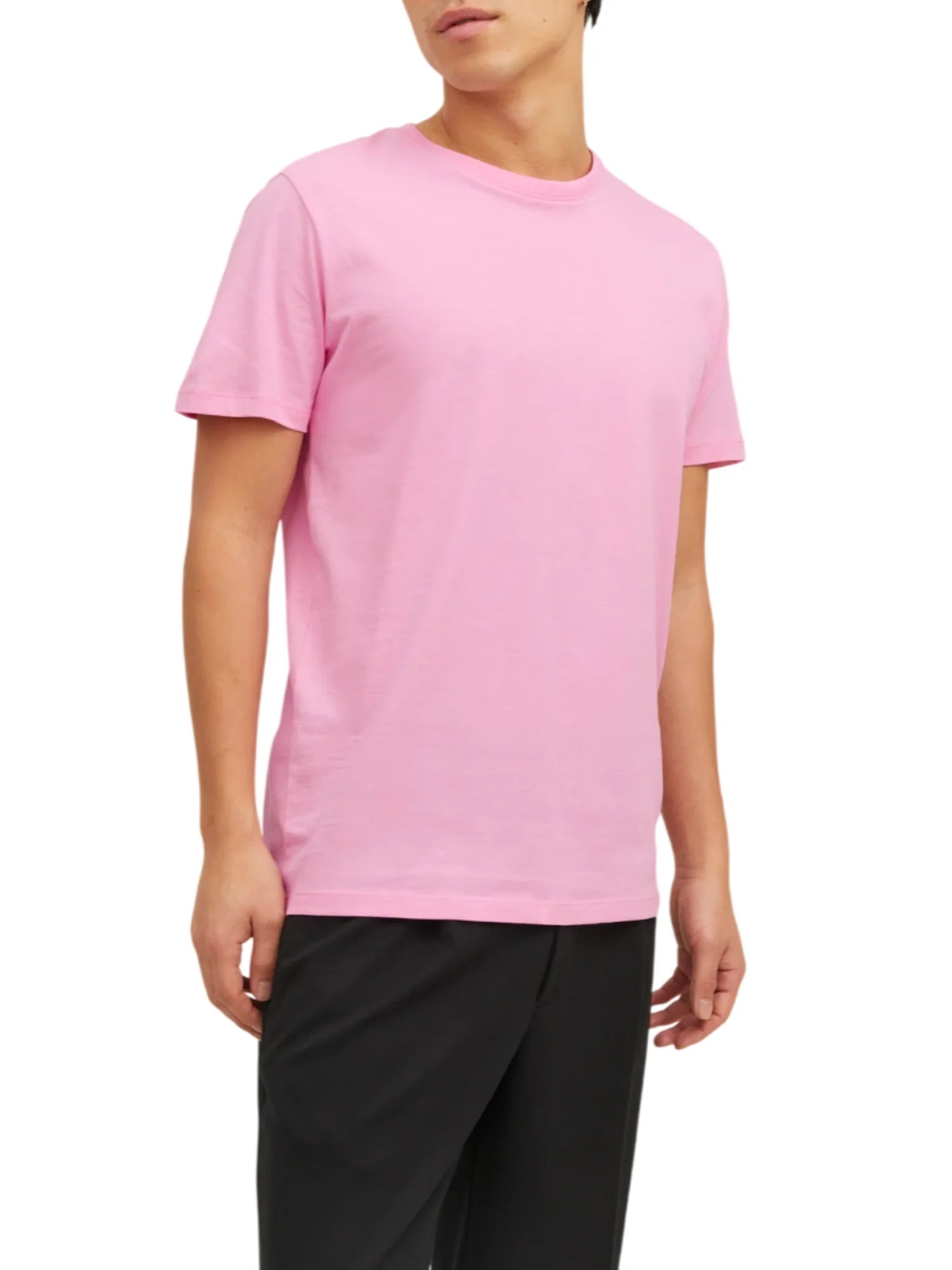 Jack&Jones T-shirt uomo manica corta rosa 12156101 PRISM PINK JACK&JONES 