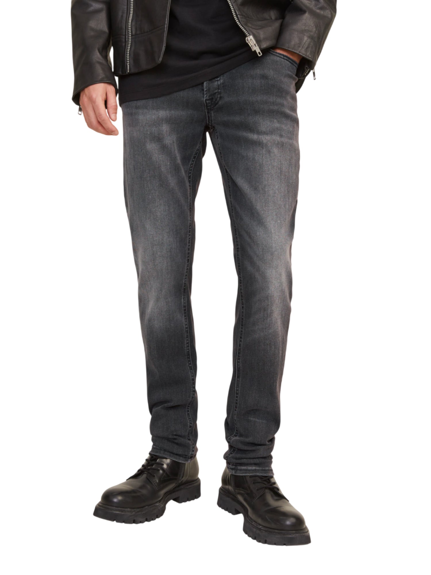 Jack&Jones jeans uomo slim Glenn lavaggio blu 12159030 CB817 JACK&JONES 