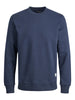 Jack&Jones felpa uomo basic blu