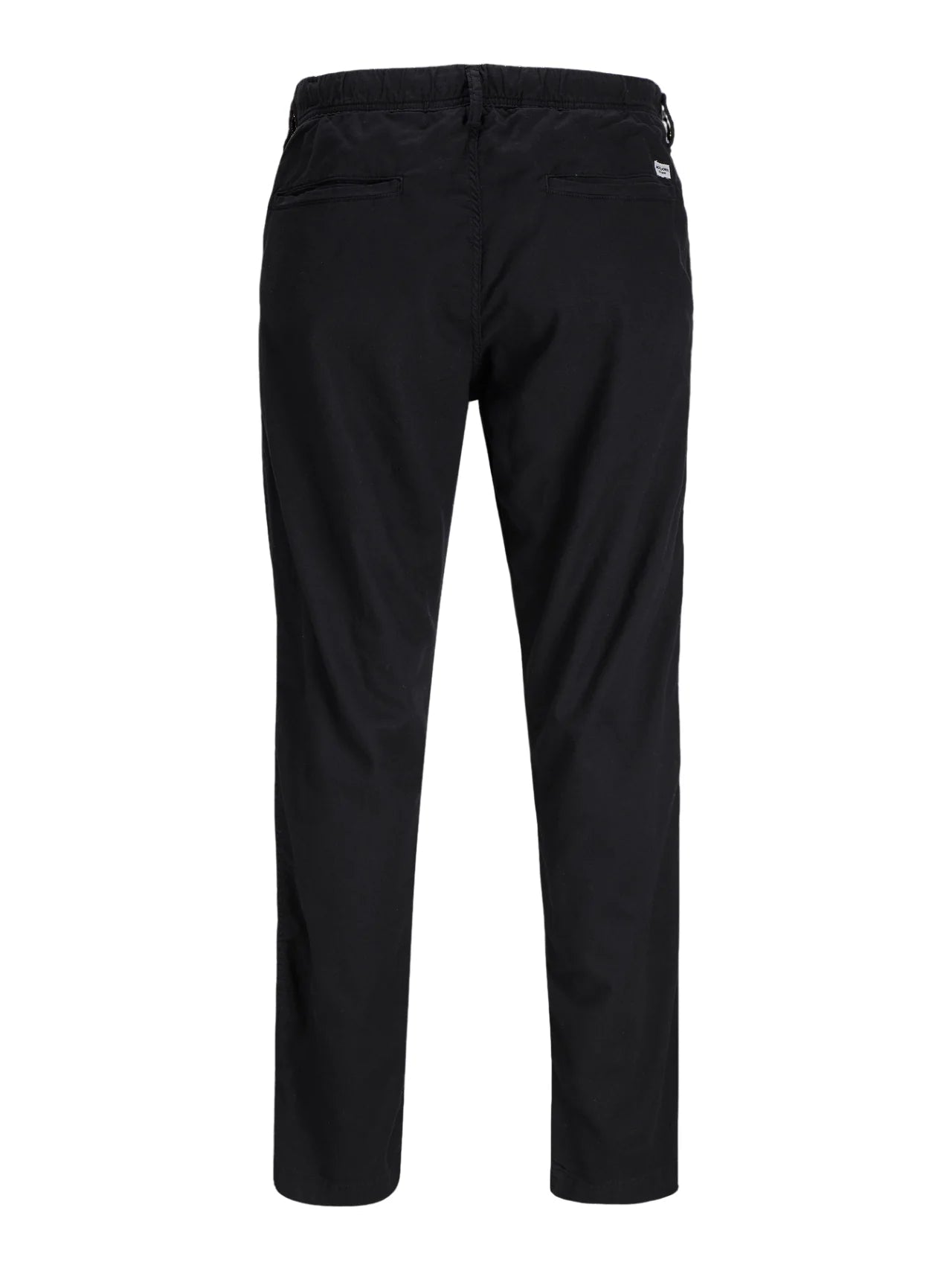 Jack&Jones pantaloni uomo misto lino relaxed fit nero 12274977 BLACK JACK&JONES 