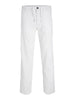 Jack&Jones pantaloni uomo misto lino relaxed fit bianco