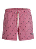 Jack&Jones boxer mare uomo a righe rosso bianco