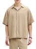 Jack&Jones camicia manica corta uomo beige