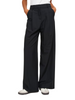 Jjxx pantaloni gamba larga a vita alta nero