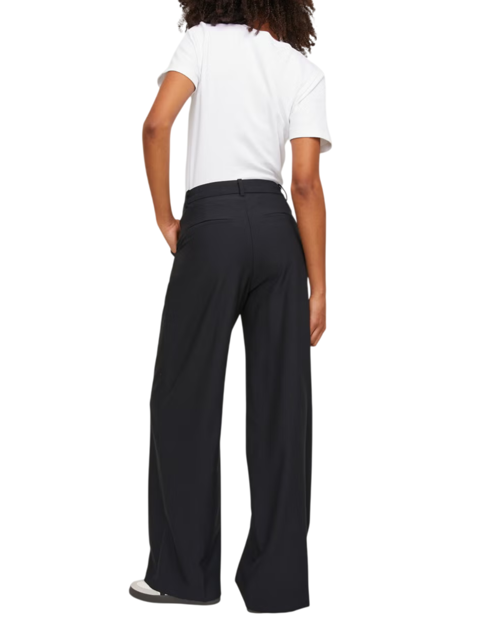 Jjxx pantaloni gamba larga a vita alta nero 12248958 BLACK JJXX 