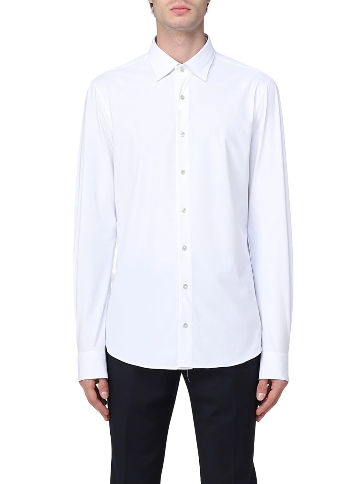 Michael Kors Camicia slim fit Performance in nylon stretch Bianco MD0MD91399 M100 MICHAEL KORS 