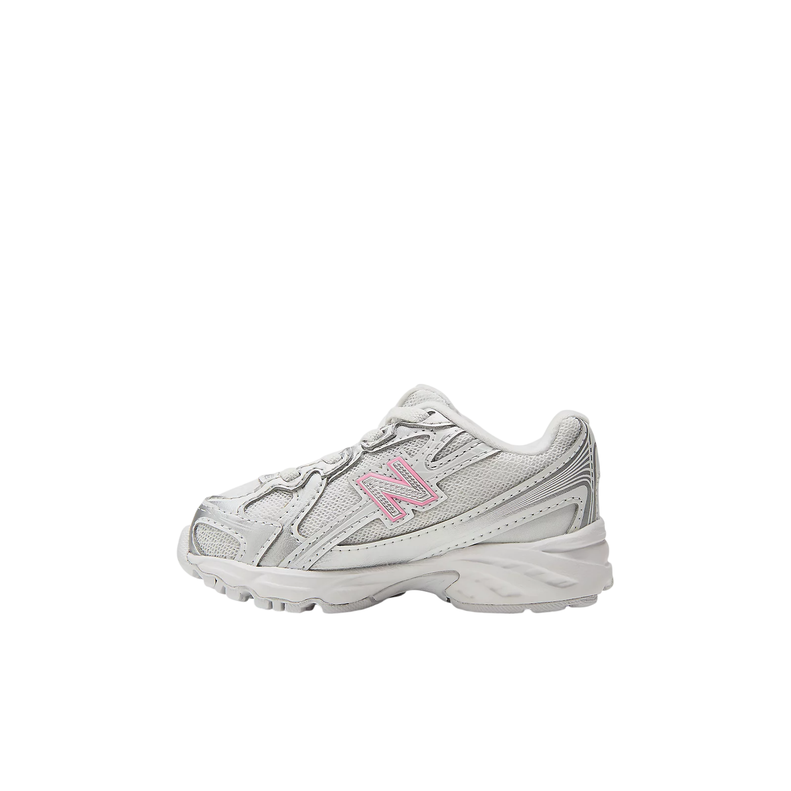 New Balance sneakers bambina 740  in mesh ed ecopelle argento rosa I740 67N NEW BALANCE 