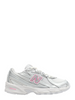 New Balance sneakers 740 bambina in mesh ed ecopelle argento rosa