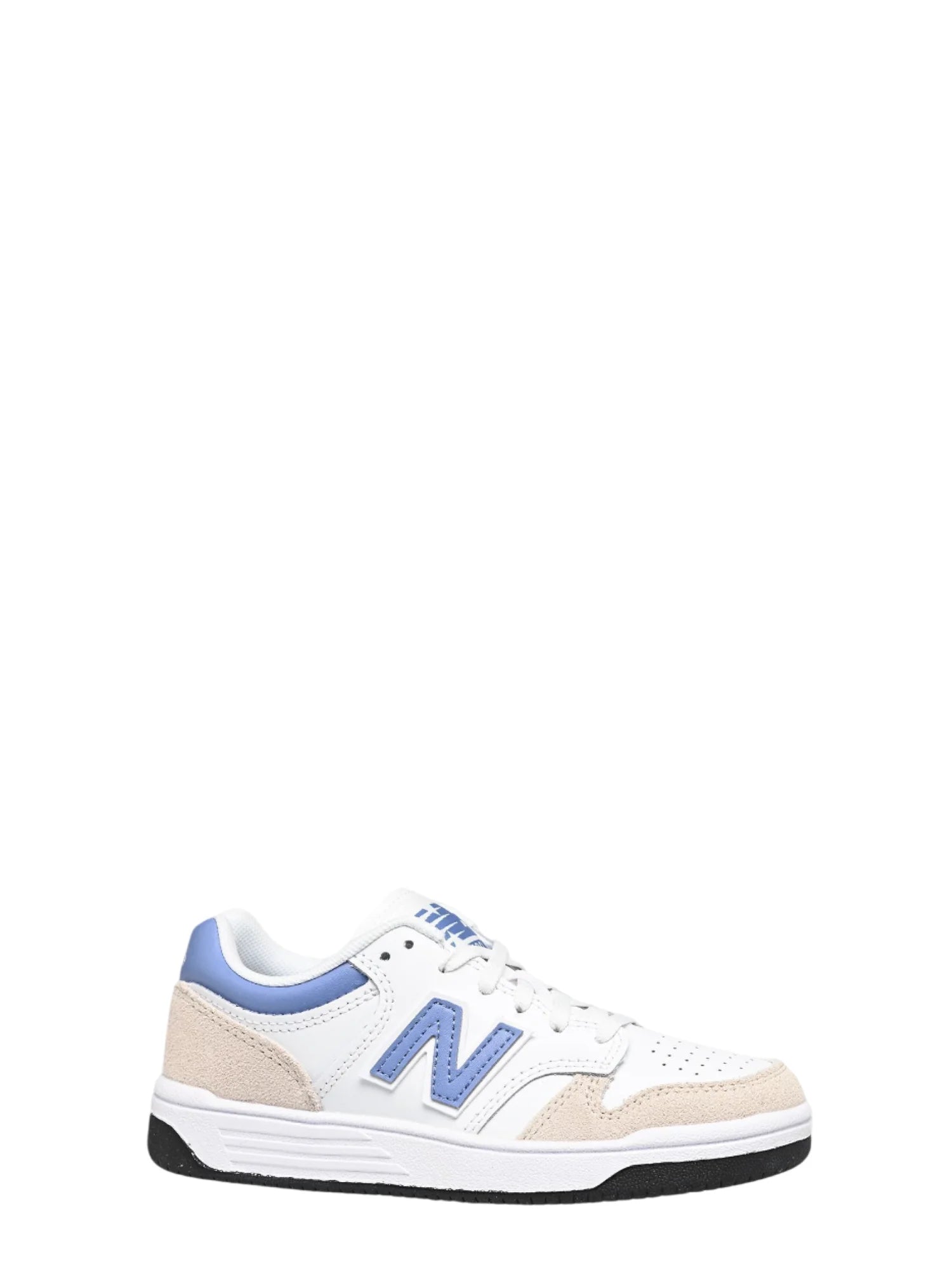 New Balance sneakers bambino 480 in ecopelle e suede bianco celeste PB480 9Q9 NEW BALANCE 