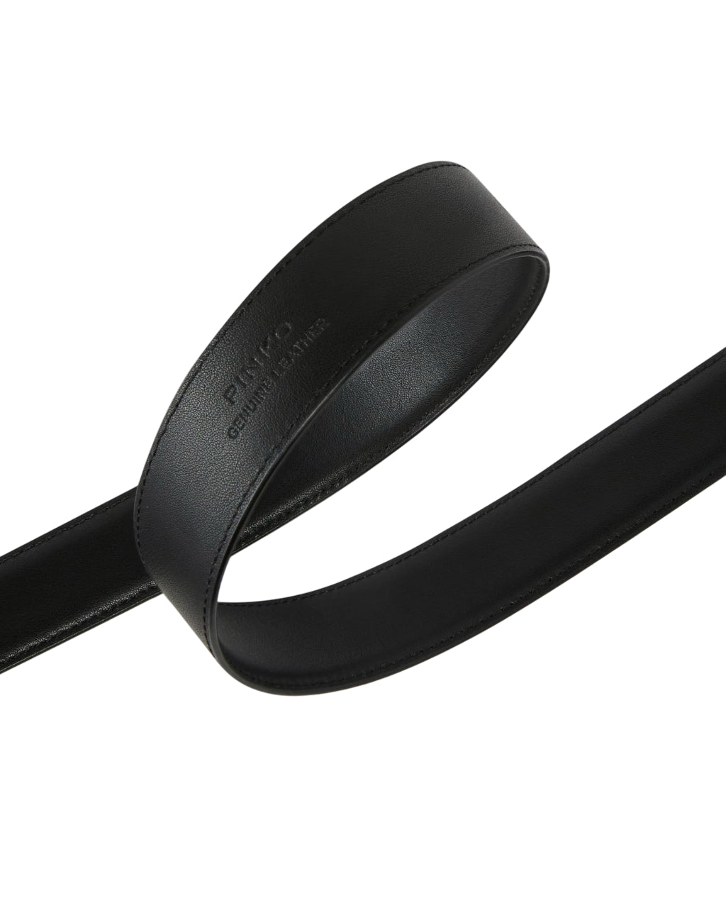 Pinko cintura in pelle con fibbia Love Birds h3 nero oro 100125-A0F1 Z99Q PINKO 
