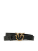 Pinko cintura Love Berry h2 in pelle nero oro