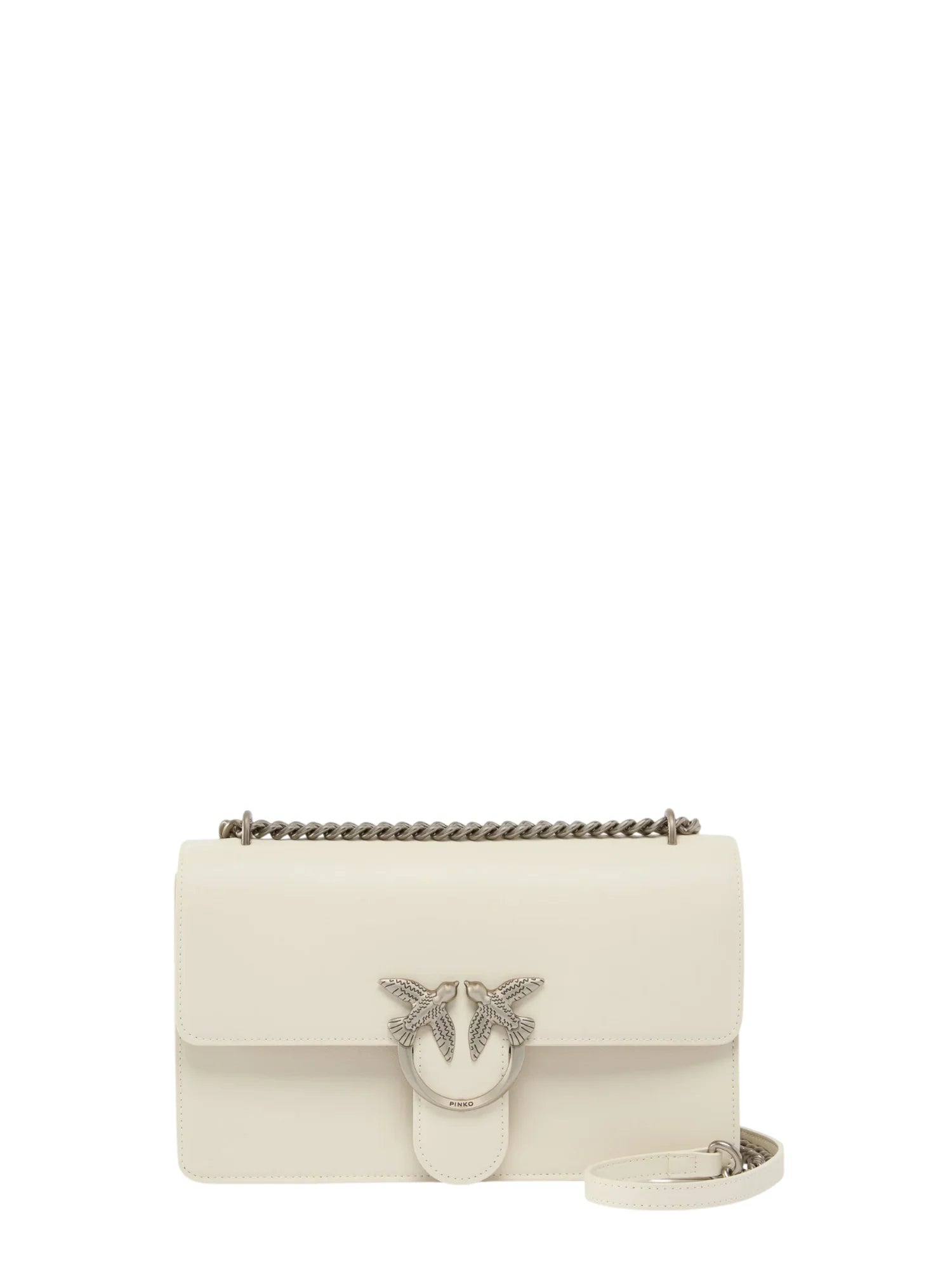 Pinko borsa Love Bag Classic One Simply in pelle bianco latte oro 100941-A0F1 Z14O PINKO 