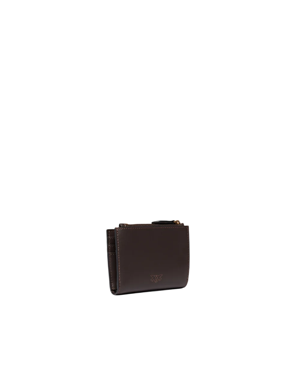 Pinko portafogli in pelle Multi Purpose marrone oro 103610-A0F1 M12Q PINKO 