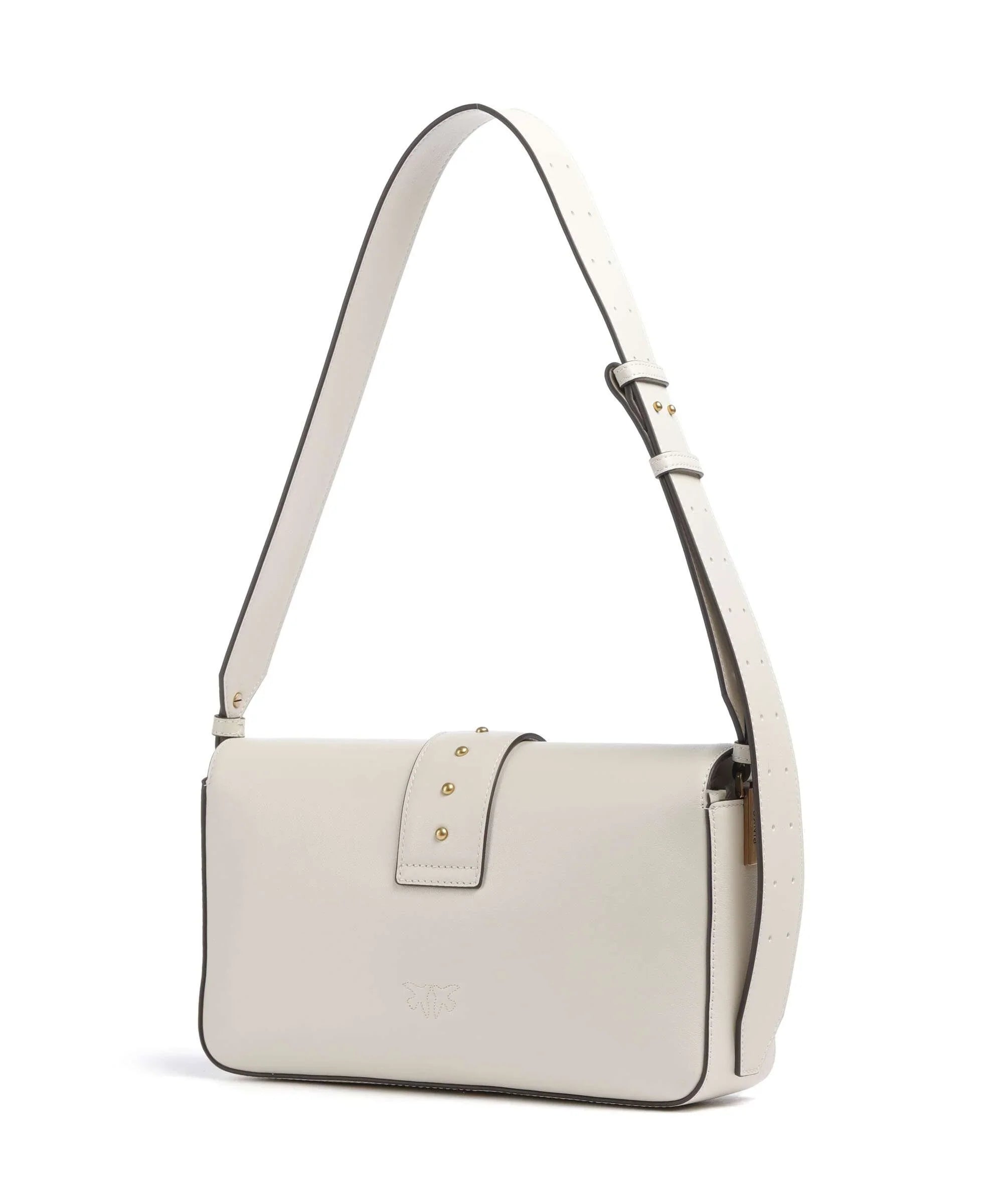 Pinko borsa Love Bag One Classic Slouchy panna oro 104524-A0QO Z14Q PINKO 