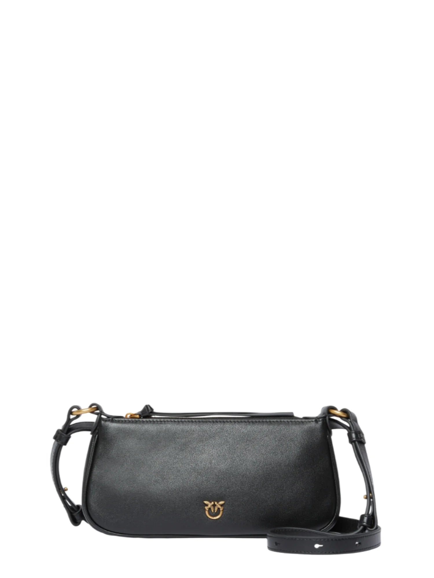 Pinko borsa a tracolla Half Moon nero oro 105069-A0QO Z99Q PINKO 