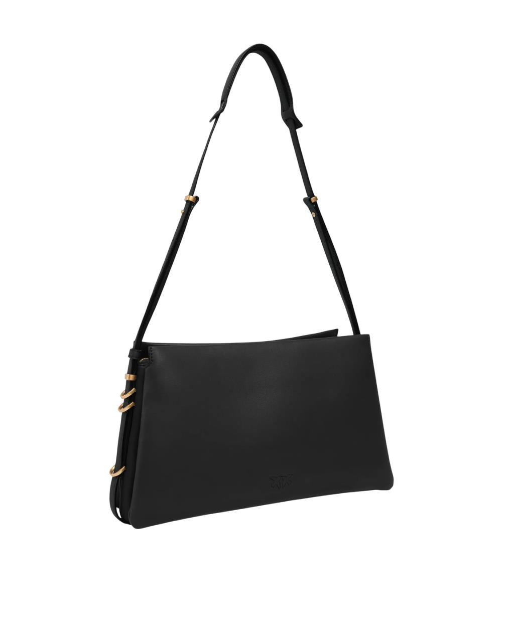 Pinko borsa a tracolla Triplet in pelle nero oro 105161-A0QO Z99Q PINKO 