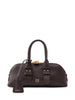 Pinko borsa Bowling Bag in pelle nero oro