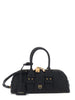 Pinko borsa Bowling Bag in pelle nero oro