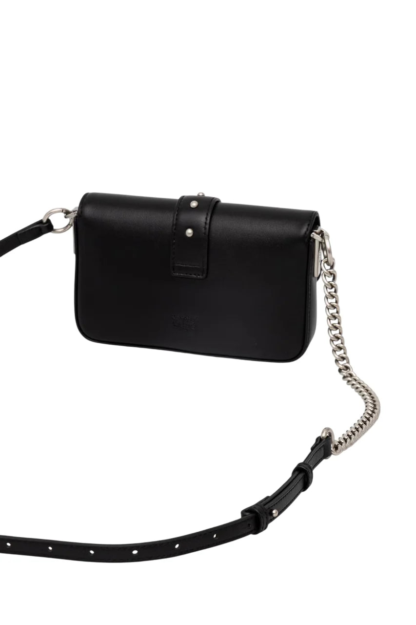 Pinko borsa Love One Slouchy Baby in pelle nero 105353-A0QO Z99O PINKO 