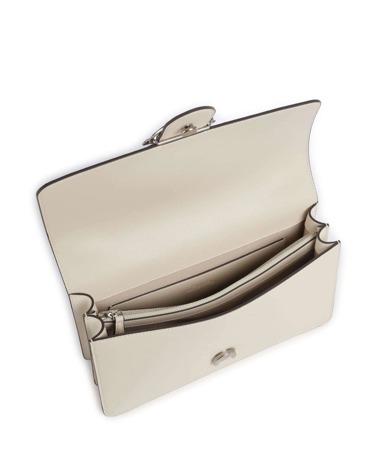 Pinko borsa a tracolla Love One Classic in pelle bianco argento 105857-A0F1 Z14O PINKO 