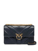 Pinko borsa Love One Classic tripla catena grigio asfalto
