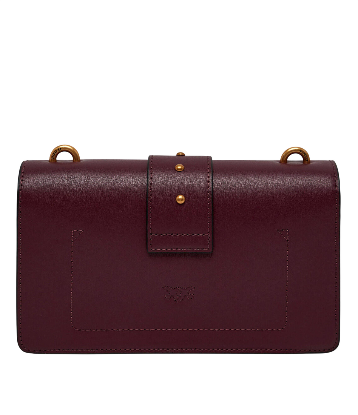 Pinko borsa Love Bag One Mini New Buckle bordeaux oro 107071-A0F1 WW5Q PINKO 