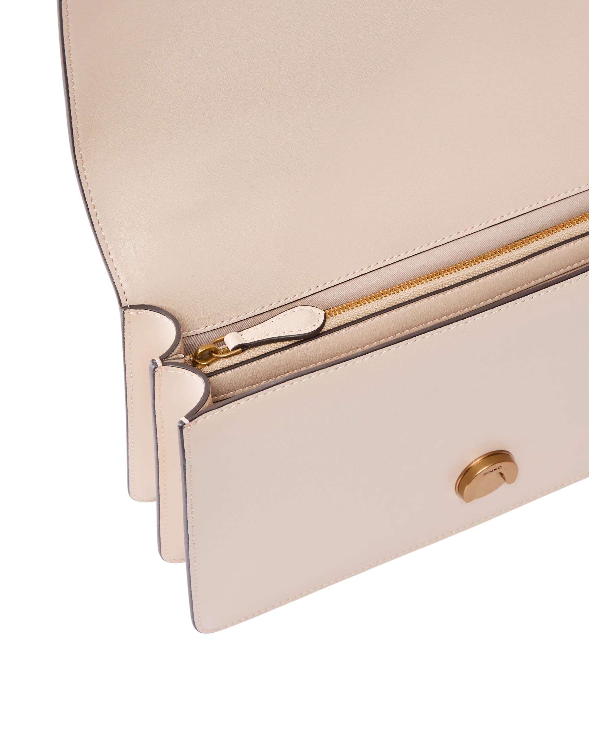 Pinko borsa Love Bag One Classic in seta beige oro 107621-A0F1 C50Q PINKO 