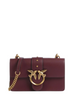 Pinko borsa Love Bag One Mini in pelle bordeaux oro