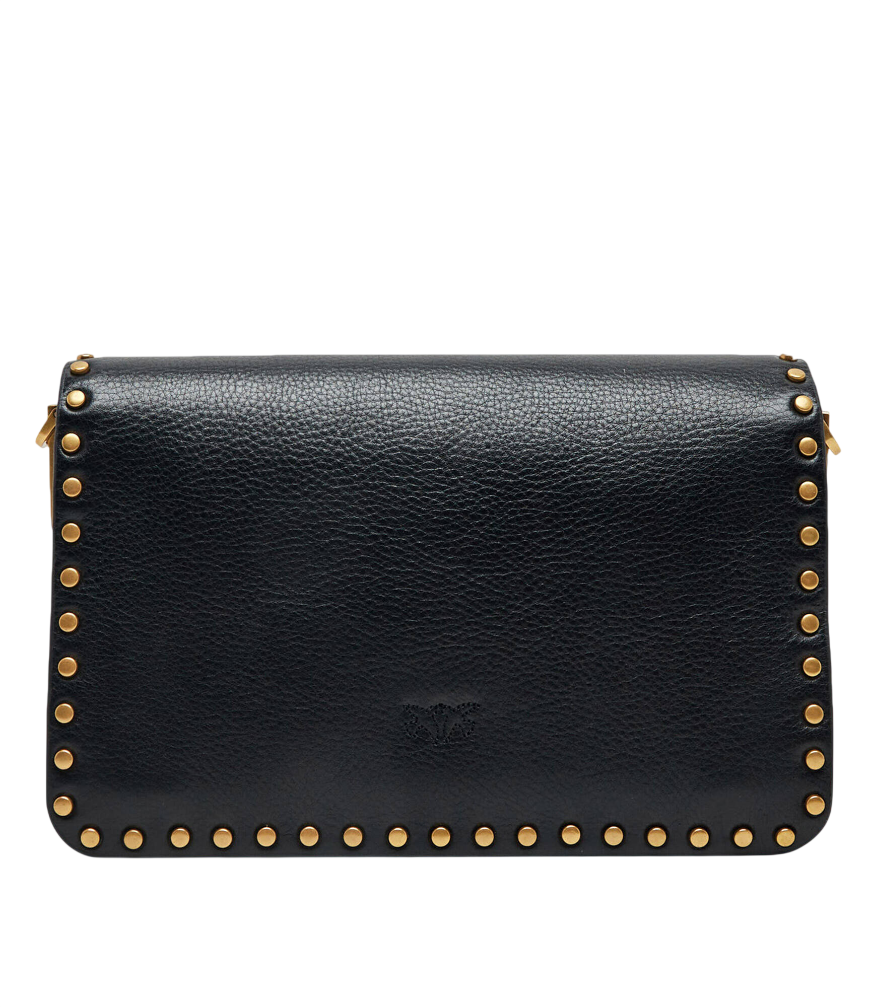 Pinko borsa a tracolla Love Bag One Slouchy con borchie nero oro 107665-A2JG Z99Q PINKO 