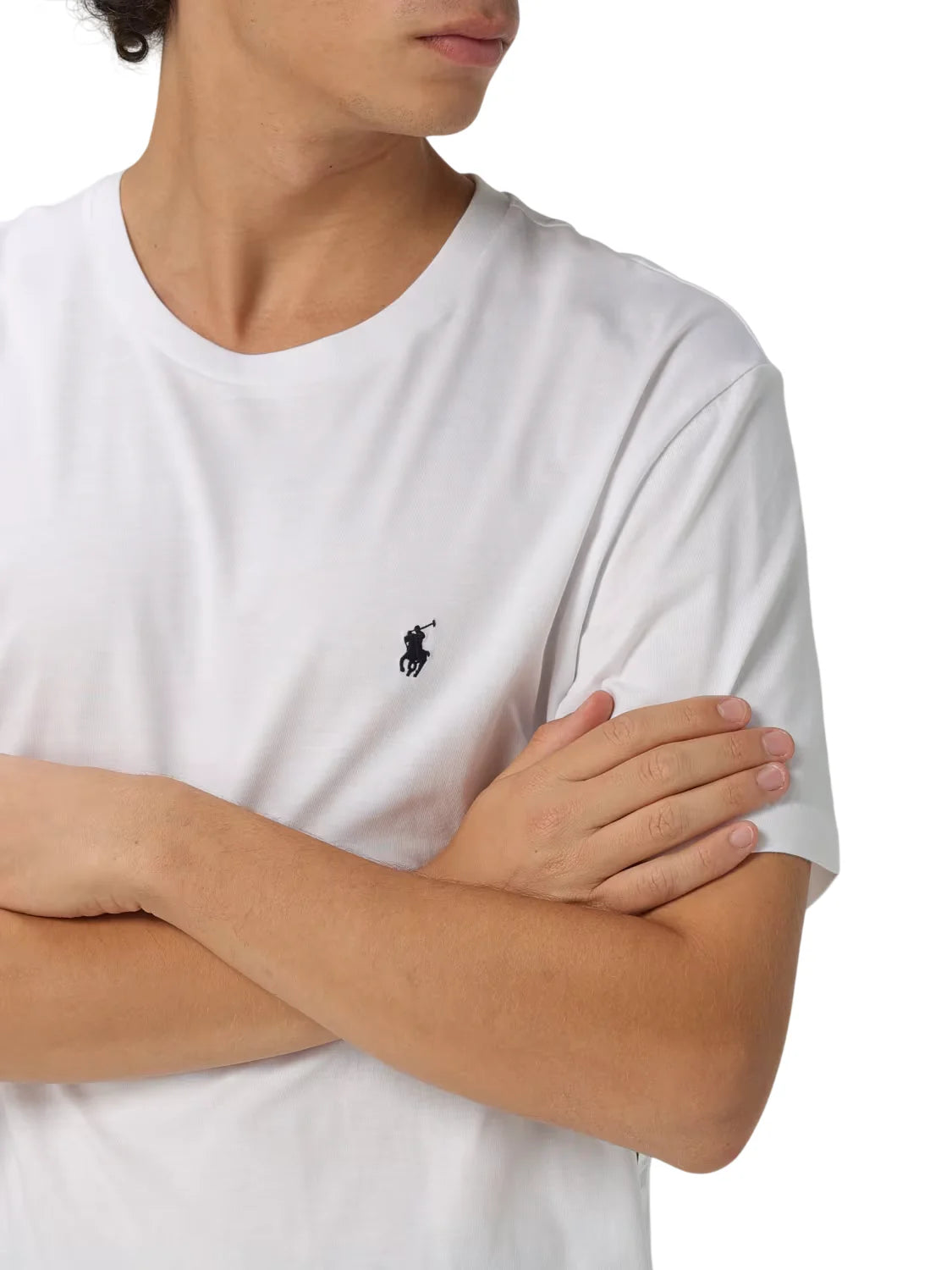 Polo Ralph Lauren T-shirt manica corta uomo in jersey bianco 714844756 005 RALPH LAUREN 