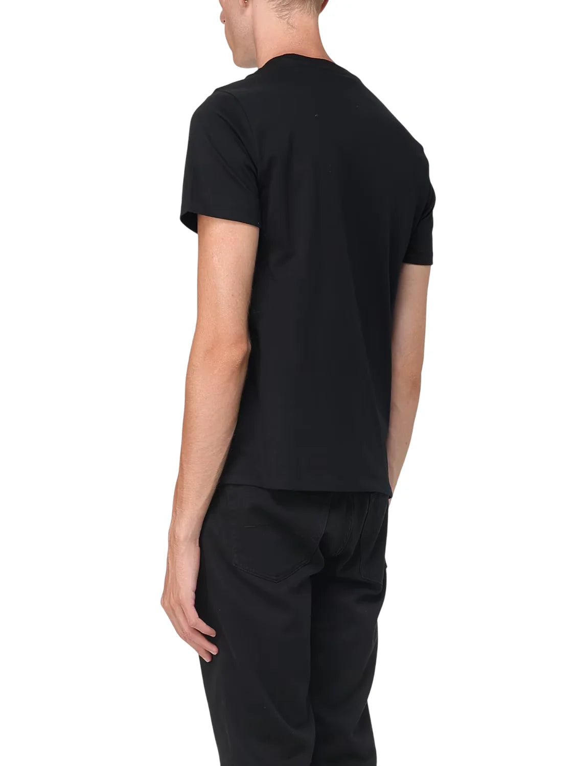 Polo Ralph Lauren T-shirt manica corta uomo in jersey nero 714844756 006 RALPH LAUREN 