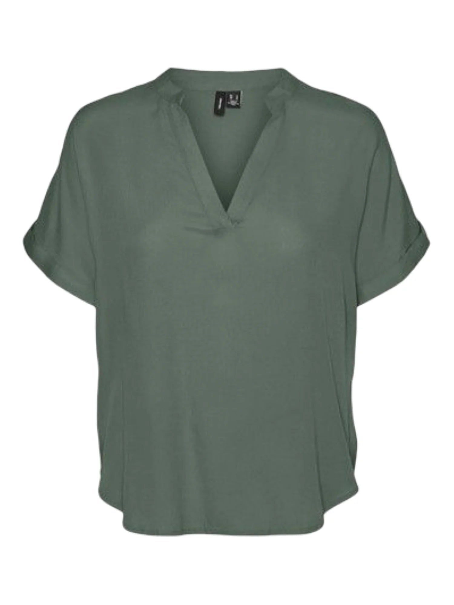 Vero Moda T-shirt manica corta in viscosa verde salvia 10279697 LAUREL WREATH VERO MODA 
