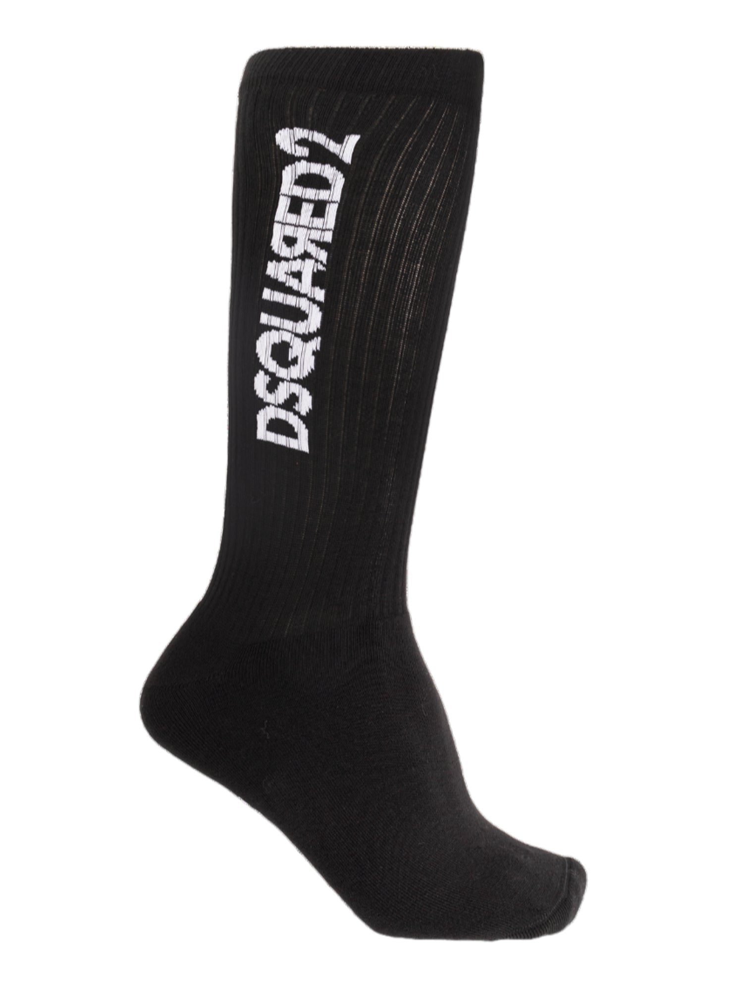Dsquared2 calzini in spugna di cotone con logo nero DFV143020 010 DSQUARED2 