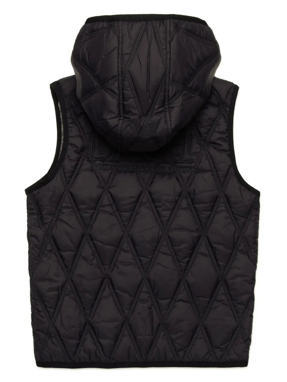 Diesel gilet imbottito con cappuccio Jfossir nero J02211-KXBM0 K900 DIESEL 