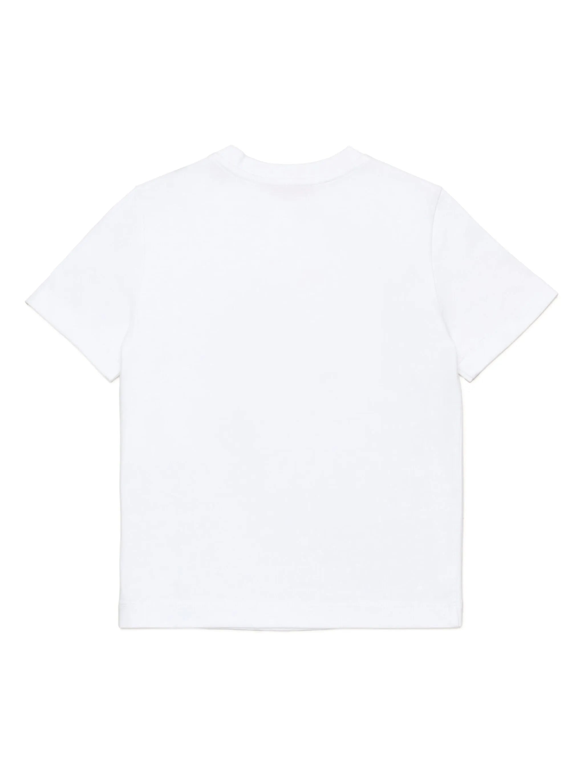 Diesel T-shirt maniche corte con stampa logo in cotone bianco J02233-0CATM K100 DIESEL 