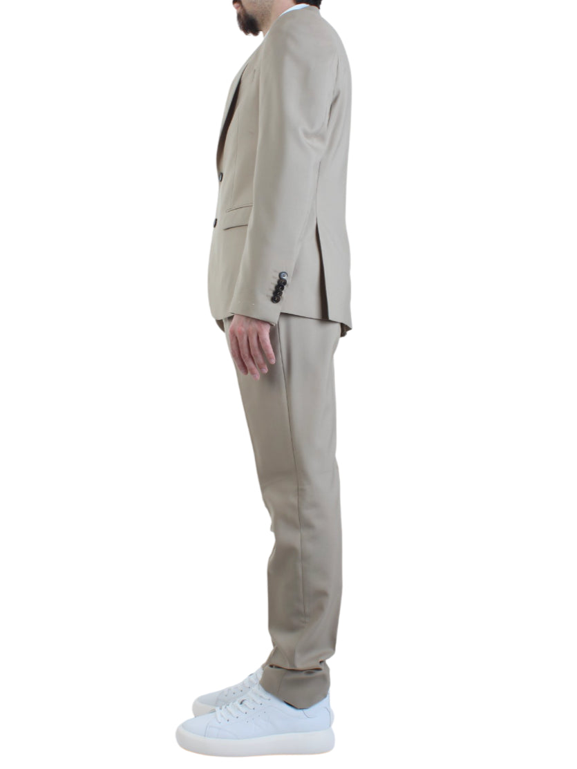Manuel Ritz abito uomo monopetto beige 3832A3119-250000 23 MANUEL RITZ 