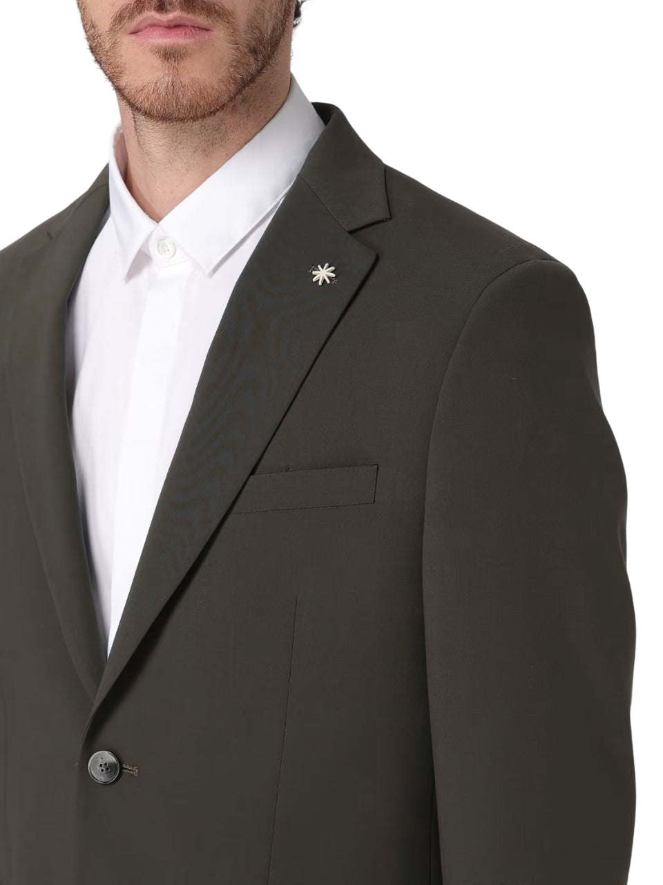 Manuel Ritz abito uomo monopetto marrone 3832A3119-250000 30 MANUEL RITZ 