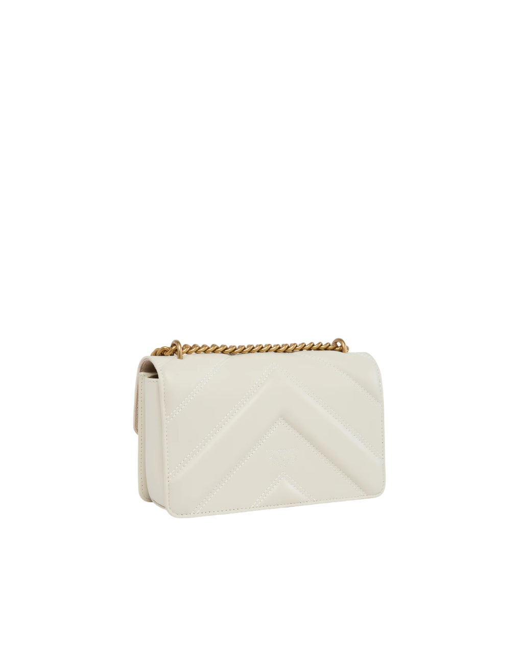 Pinko borsa Love Bag One Mini Light in nappa trapuntata bianco 104550-A26Z Z14Q PINKO 