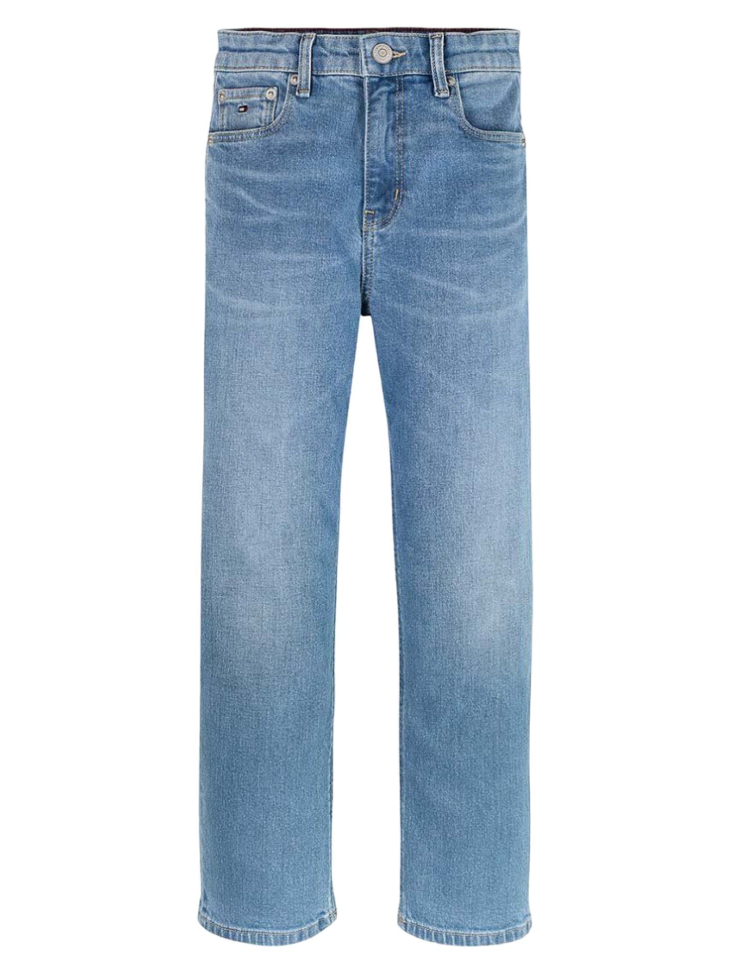 Tommy Hilfiger jeans Baggy gamba dritta lavaggio blu medio KB0KB09182 C1O Tommy Hilfiger 