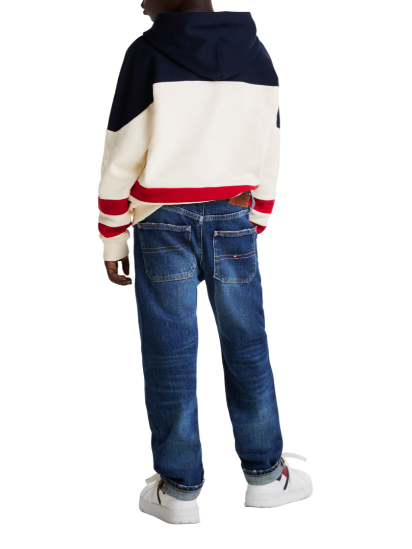 Tommy Hilfiger jeans Skater gamba dritta con strappi lavaggio blu KB0KB09327 1BK Tommy Hilfiger 