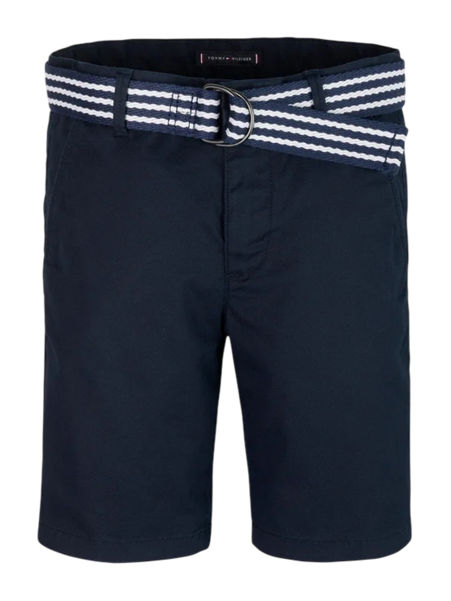 Tommy Hilfiger bermuda bambino con cintura blu KB0KB09474 C1G Tommy Hilfiger 
