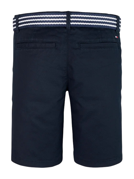 Tommy Hilfiger bermuda bambino con cintura blu KB0KB09474 C1G Tommy Hilfiger 