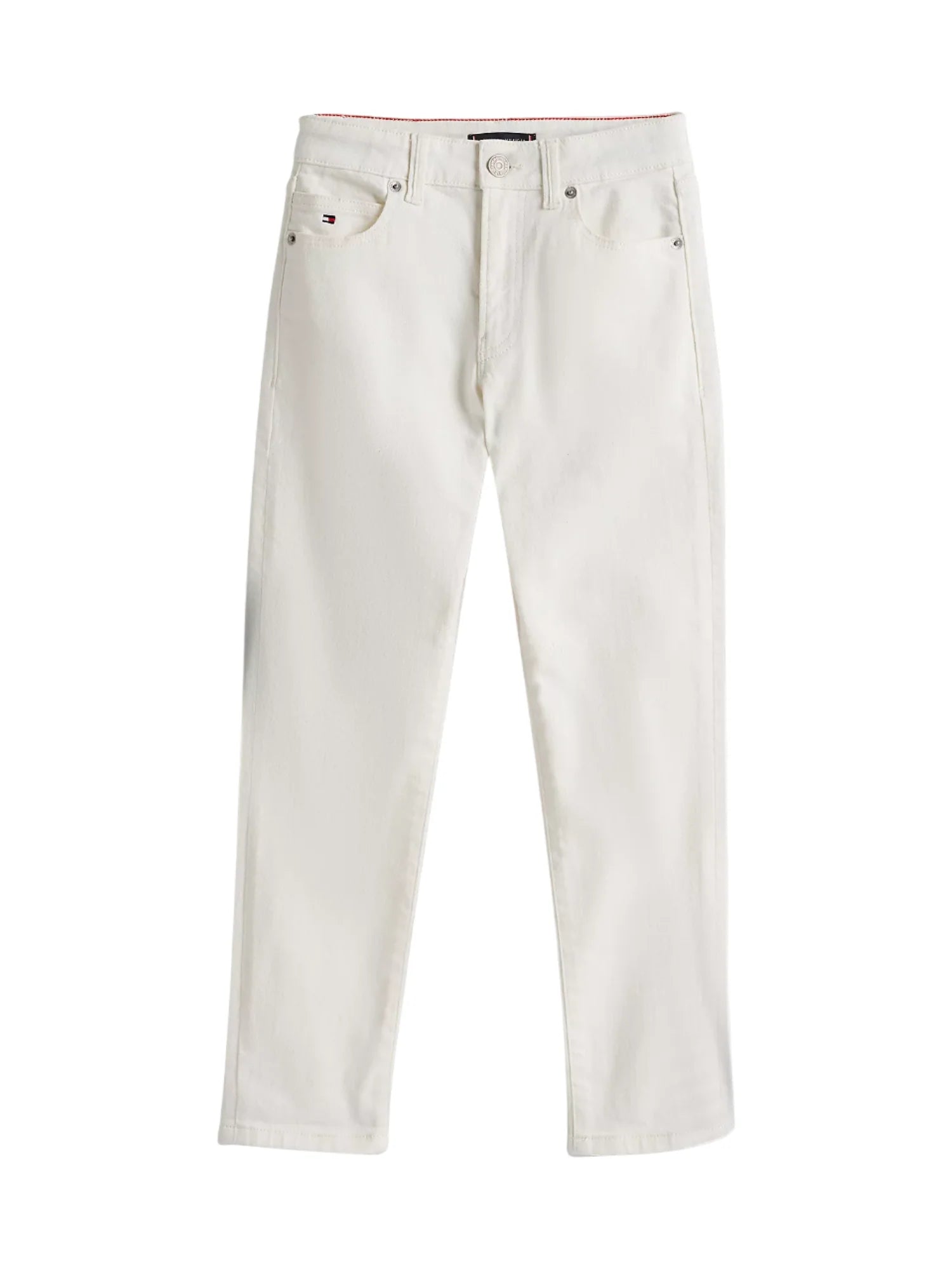 Tommy Hilfiger jeans gamba slim in denim bianco KB0KB09773 YBR Tommy Hilfiger 