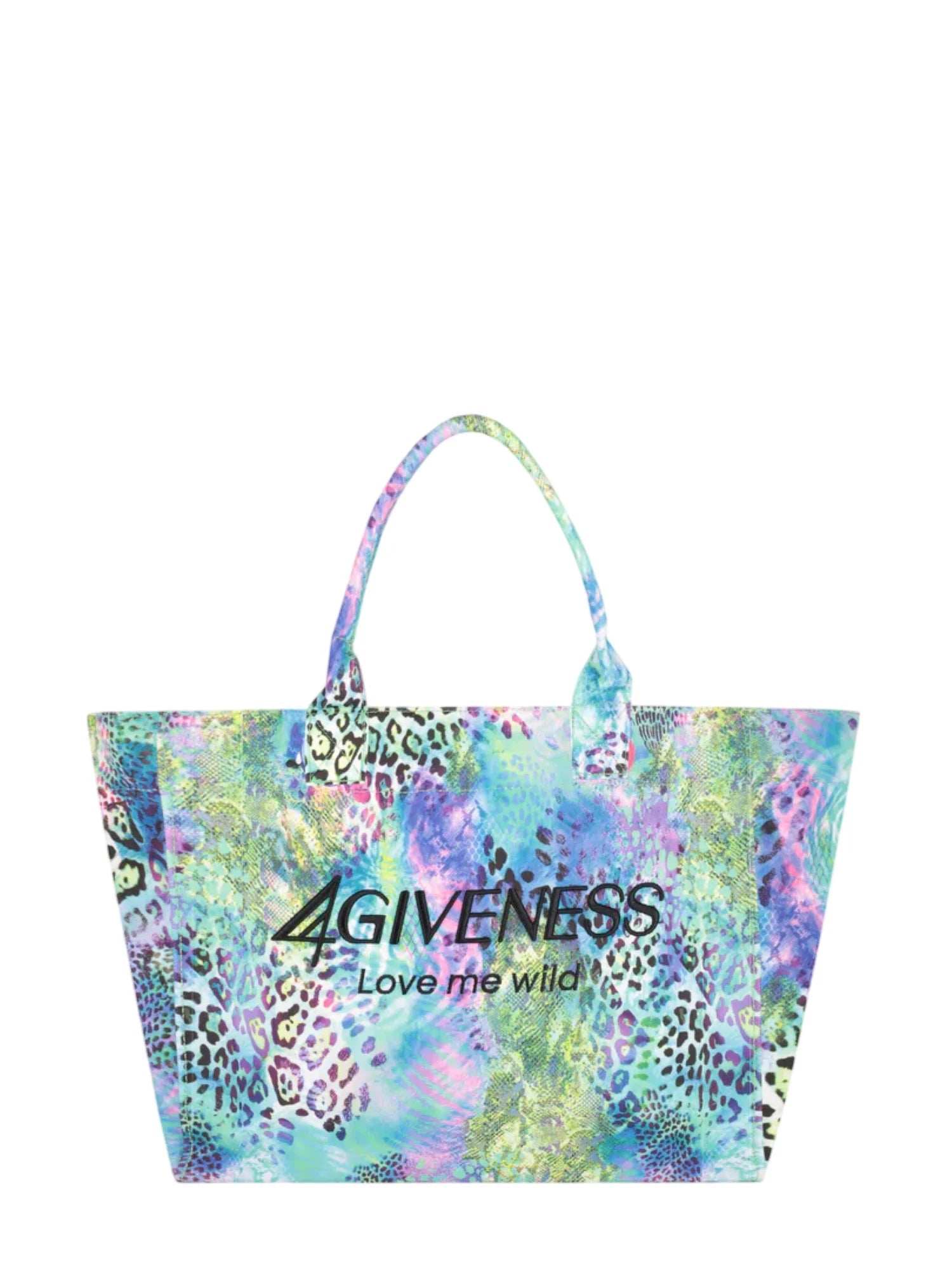 4giveness borsa mare donna in fantasia verde viola 126WACBO5928 200 4Giveness 