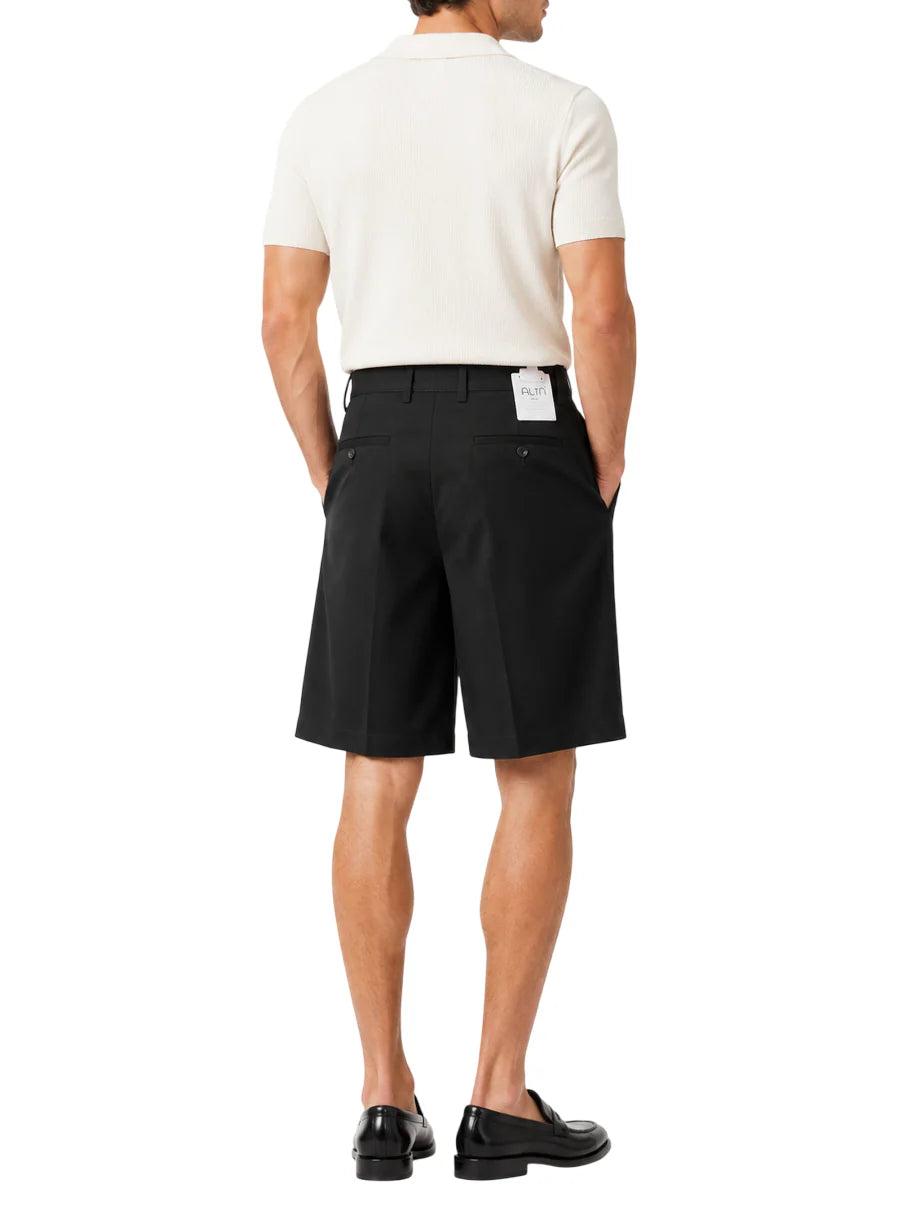 Alta Tensione bermuda uomo con pinces wide leg nero R2715Z-ELICA NERO ALTA TENSIONE 